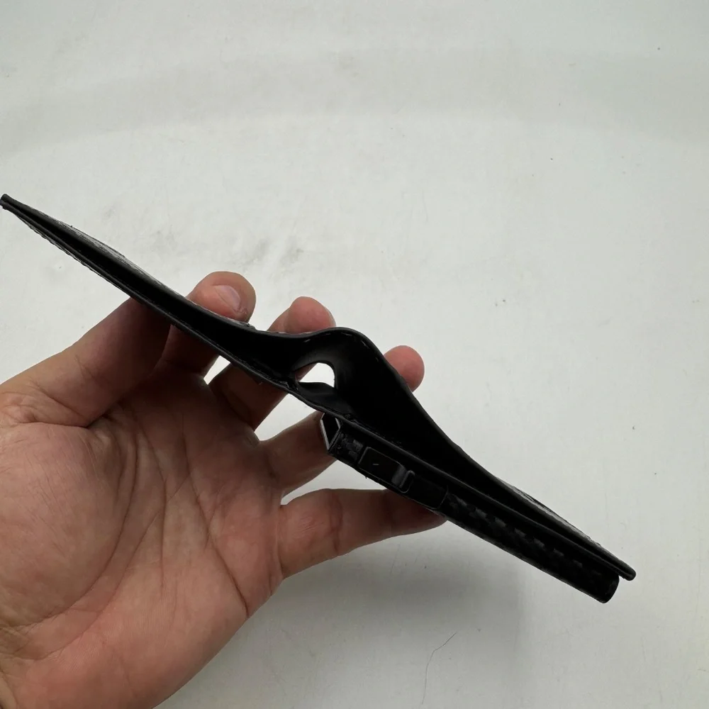 NEW QLD Minimalist Wallet RFID Carbon Fiber Pattern